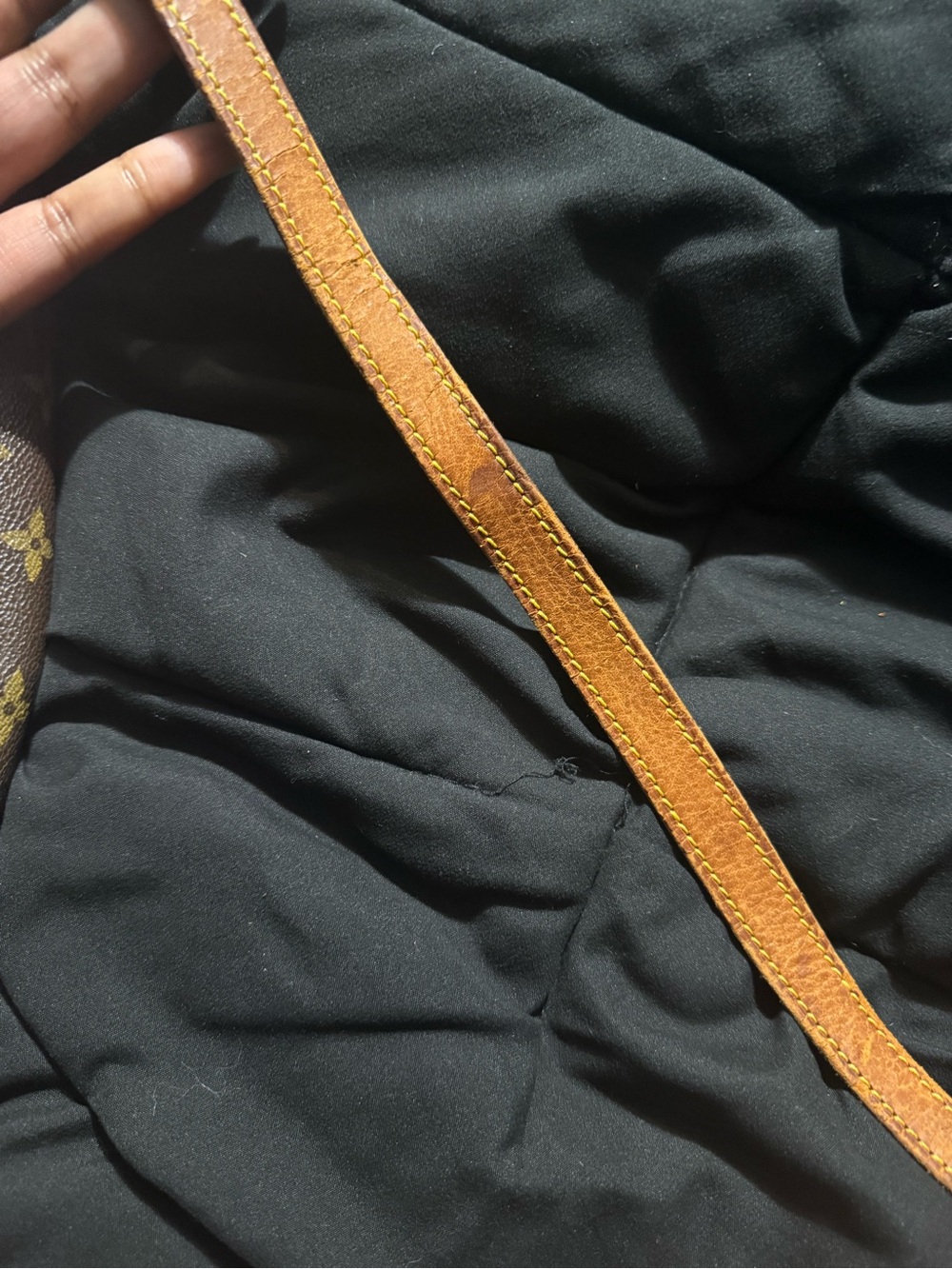 Louis Vuitton Monogram Shoulder Bag in Brown and Tan - Picture 3 of 12